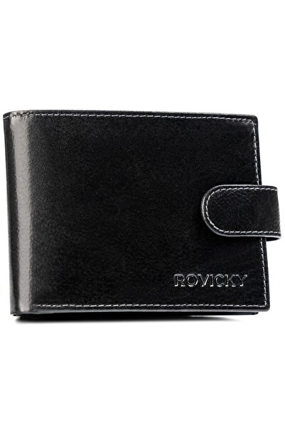 Other Portofel din piele pentru bărbați N61L-RPVT-BL-9632 Negru