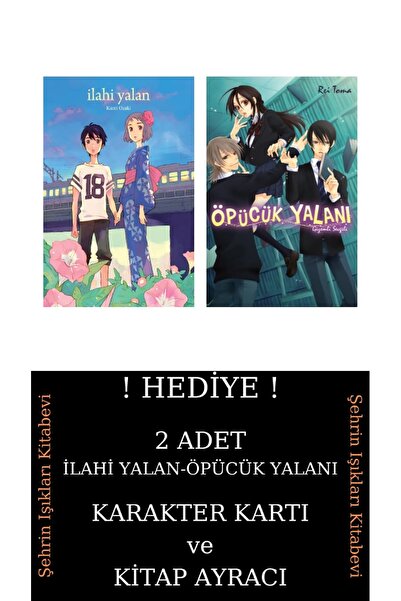 Kayıp Kıta Yayınları İlahi Yalan / Öpücük Yalanı Manga Seti (2 KİTAP) / Karak...