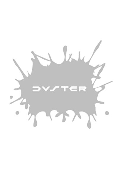 Oracal Sticker pata Duster scris nou, 20cm, gri