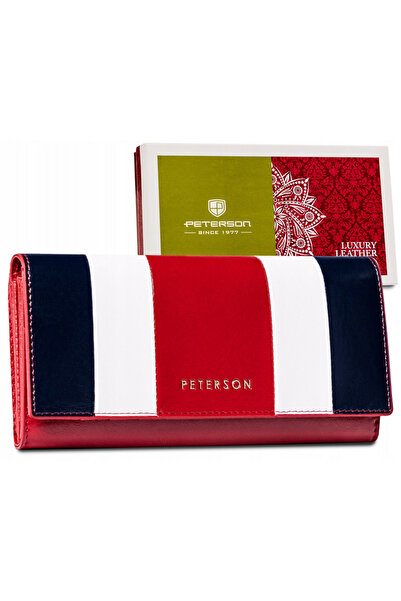 Other Women's leather wallet with snap flap - Peterson