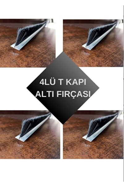 Günalp Pvc Aksesuar 4 LÜ T KAPI ALTI FIRÇASI