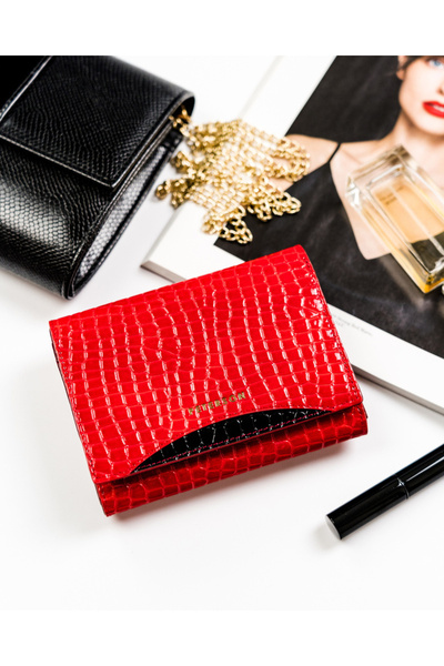 Other Stylish women's wallet made of patent leather with RFID - Peterson