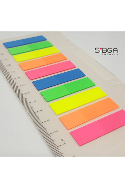 sibga tasarım 4 Pieces of Transparent Colored Post-It Notes. Bookmark Bookmark Post-It Sticker Note Paper