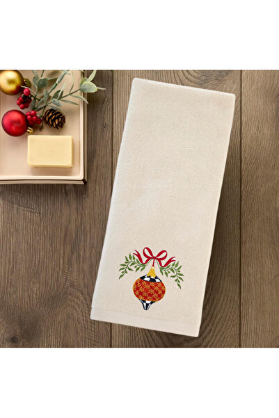 Ursa Damali New Year Ball Designed Embroidered Towel 30X50
