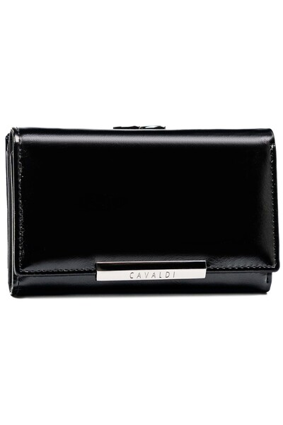 Other Portofel de damă din piele + PU PX23-21-BL-2380 Negru