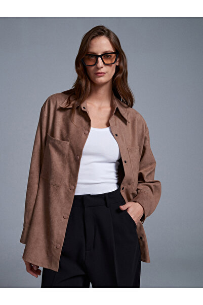 Dilvin 50532 Πουκάμισο από καστόρι-μινκ