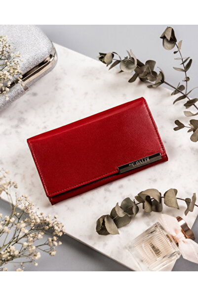 Other Large women's leather wallet with snap closure - 4U Cavaldi