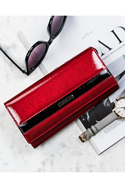 Other Women's leather wallet H22-2-SH9-BL-2137 Red