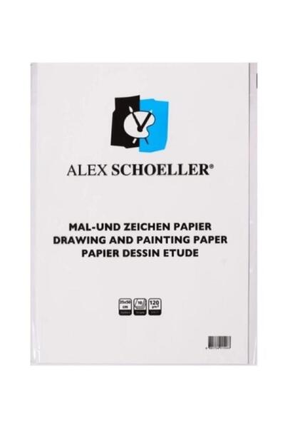 Schoellershammer Alex Schoeller Resim Kağıdı 35X50 Cm 120 Gram 10'Lu Poşet Al...