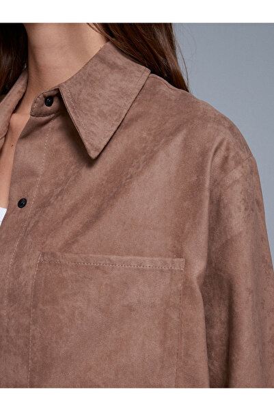 Dilvin 50532 Πουκάμισο από καστόρι-μινκ