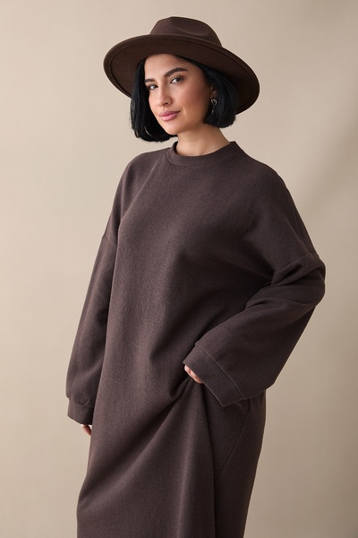 InStyle Salaş Acı Kahve Selanik Elbise