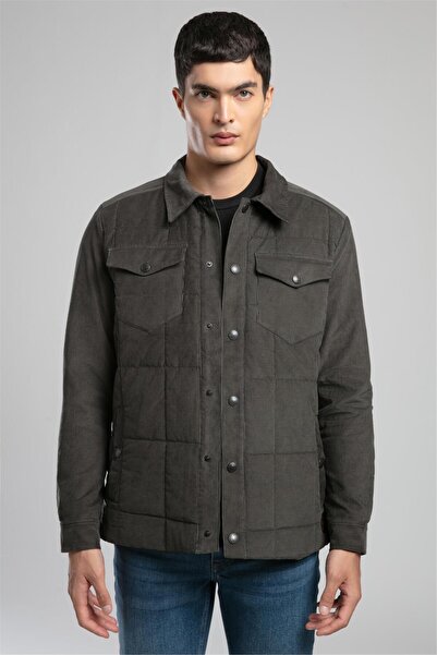 Lee Cooper Preston Men's Velvet Jacket Khaki