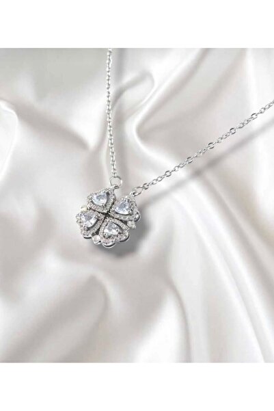 elovya Kırmızı Kalpli Hediye Kutusu – Sevgiliye özel Mıknatıslı 1. Sınıf Çelik Kalp Kolye Seti