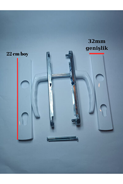 ZEYMEN HIRDAVAT pvc plastik barelli yale banyo balkom ve wc saplama vidalı iç...