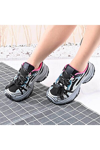 Tmall Women's sports shoes, With mesh inserts, TM1D1428, Gray with Pink