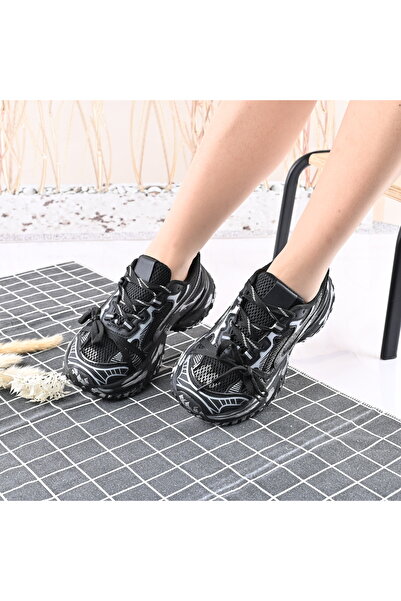 Tmall Women's sports shoes, With mesh inserts, TM1D1428, Black