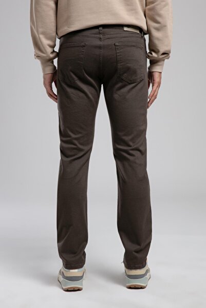 Lee Cooper Harry Normal Bel Straight Cut Straight Leg Khaki Men's Trousers