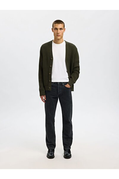 SELECTED Straight Fit Jeans 196 Dark Wash