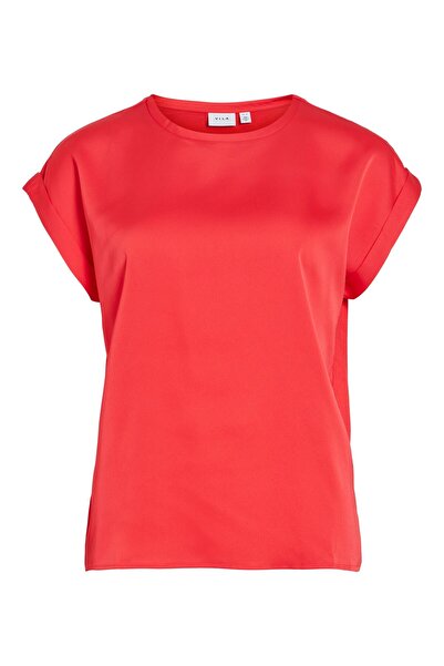 VILA Oberteil mit kurzen Ärmeln VIELLETTE