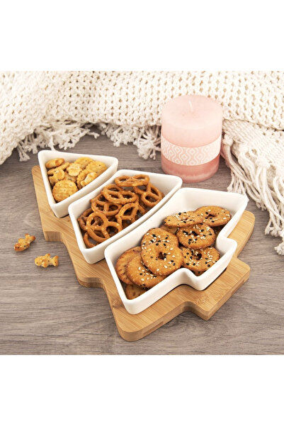 Other WHITELINE white porcelain snack bowls 28 cm 4 pcs.