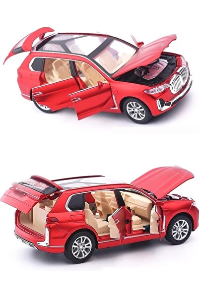 TOY GARDEN 1:24 Diecast SUV Toy Car with Lights & Sound (Red)