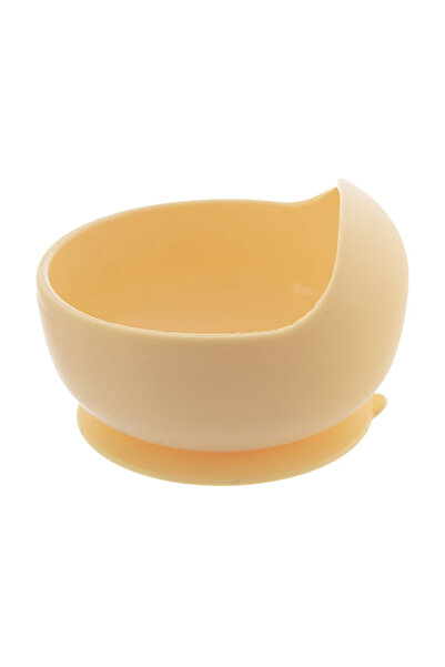 Other Silicone baby bowl with suction cup, yellow, 360 ml