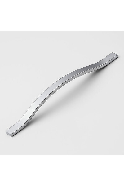 Badem10 Hyacinth Straight Chrome Silver Handle 288 mm Metal Furniture Drawer Cabinet Door Handle Modern Kitchen Handles