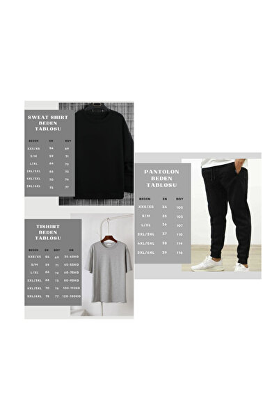 ORVIO Group Men's Three Stripes Logo Printed Hooded Tracksuit Set