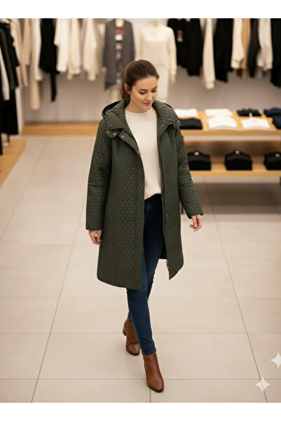 güncüoğlu FERMUARLI ÇIT ÇITLI ÇIKARILABİLİR KAPÜŞONLU UZUN MONT
