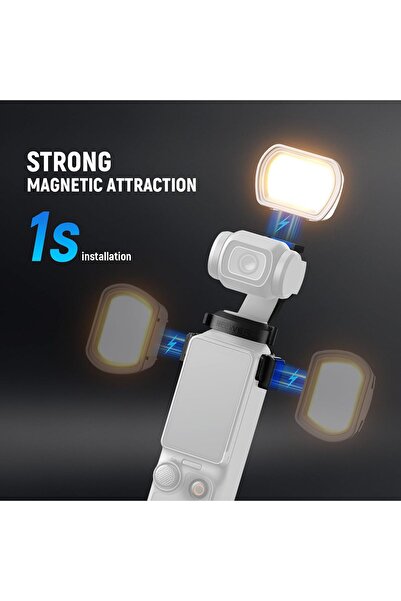 NEEWER Basics 2-Pack Magnetic Auxiliary LED Light for DJI OSMO Pocket 3 (Model M21)