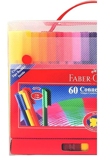 Faber Castell Faber-Castell Connector Pens 60-Piece Gift Set, Multicolor