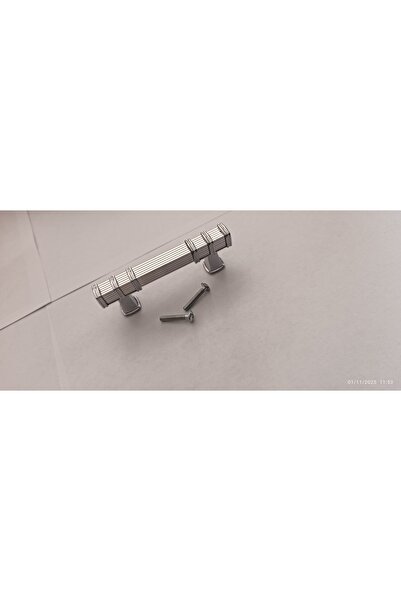 Arion YÖRÜK 1 AD. 64 MM (6,4 CM) KROM Modern Lüks Mobilya Dolap Çekmece Kulpl...