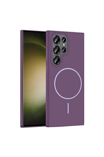 ceppark غطاء جوكو سامسونج جالاكسي S23 الترا بروش ماجسيف - بنفسجي