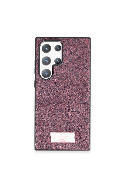 ceppark غطاء سامسونج جالاكسي S23 الترا برايت لامع من ون جيف - بنفسجي غامق