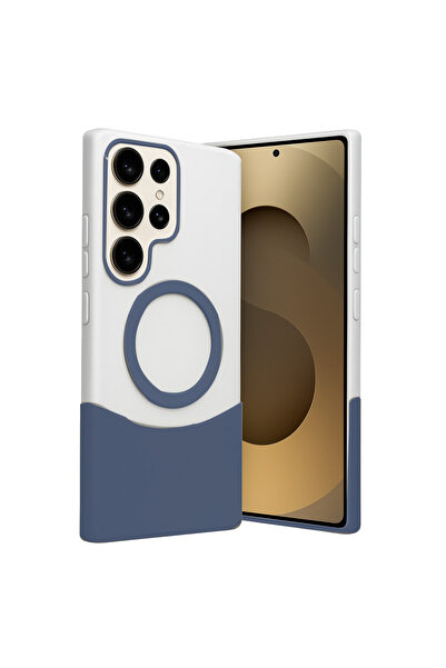 ceppark غطاء جوكو سامسونج جالاكسي S23 الترا فيلار ماجسيف - أزرق داكن