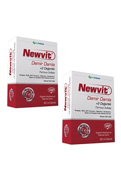 Newvit Demir Damla 50 ml 2 Adet