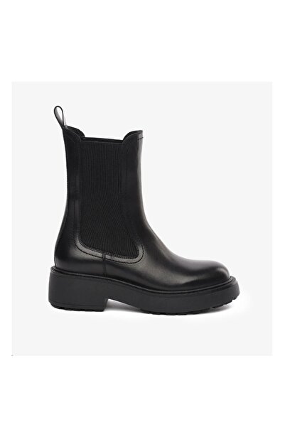 Greyder Women's Black Genuine Leather Boots 5K2Ub59311