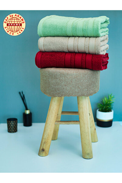 Saf By Arams Jumbo Bath Sheet (3 Pack, 90x180 cm),450 GSM 100% Cotton Highly Absorbent and Soft Towel.