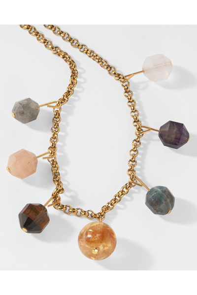 Mia Lia Design Velora - 7 Çakra Doğal Taş Kolye