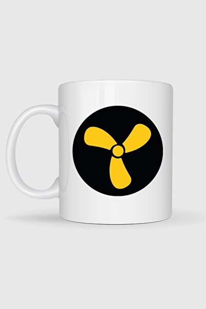 Bahriyeli Collection Crankshaft Technician Class Mark Design Mug