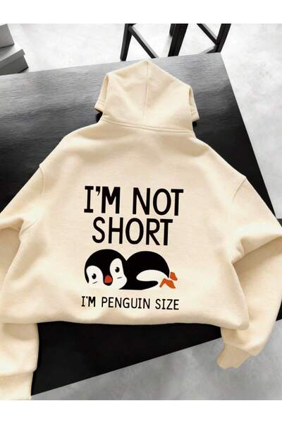 ZEMLİYA سترة بينجوين مطبوع الحرارية المبطنة بالقطن K بغطاء رأس