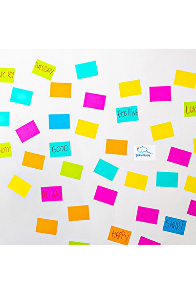 Çılgıntrend Electrostatic Adhesive Smart Note Paper 7X10 cm – 50 Sheets Practical Office Notepad