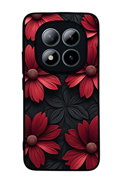 Aksel Kılıf Redmi Note 15 Pro 4G Uyumlu Baskılı, Mat Siyah,Yumuşak Silikon, K...