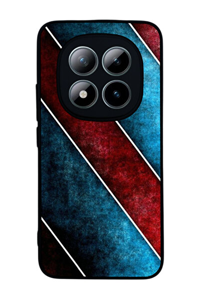 Aksel Kılıf متوافق مع هاتف Xiaomi Redmi Note 15 Pro Plus مطبوع ، أسود غير لام...