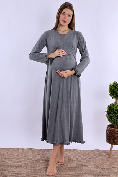ByLohusa Effortt Smoked Maternity Maternity Nightgown