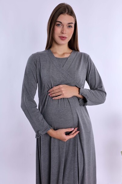 ByLohusa Effortt Smoked Maternity Maternity Nightgown