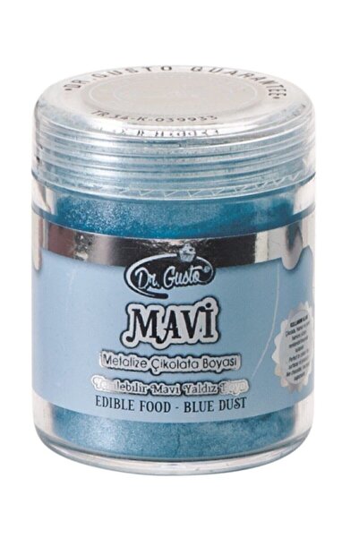 Dr. Gusto Dr Gusto Yenilebilir Yaldızlı Sim Boya Mavi 10 Gr