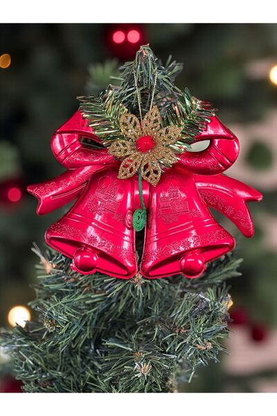 Happyland Christmas Red Bell Door Wall Christmas Tree Ornament 15 cm Small Size Hpy26049