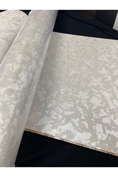 KOÇ YAPI DEKOR Tutkal hediye 16 m2 ithal gri sedefli kabartmalı silinebilir duvar kağıdı