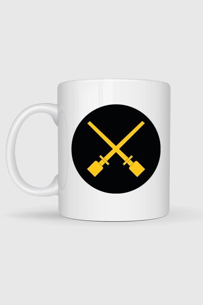 Bahriyeli Collection Artillery Enlisted Man Rank Mark Design Mug